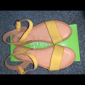 Never worn Y-not sandals!